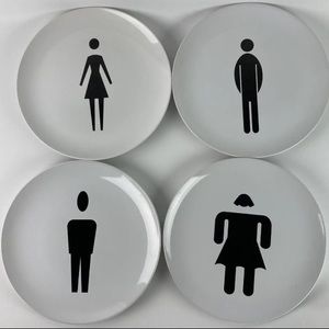 Gregor Turk Atlanta Artist Dinner Plates Set 4
Placemates Pictogram graphics